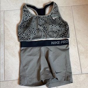 Nike pro set sports bras and shorts, SOLD SOLD SOLD